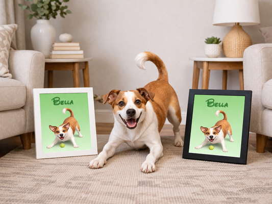 Custom Cartoon Pet Portrait