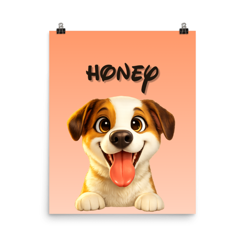 Custom Cartoon Pet Portrait